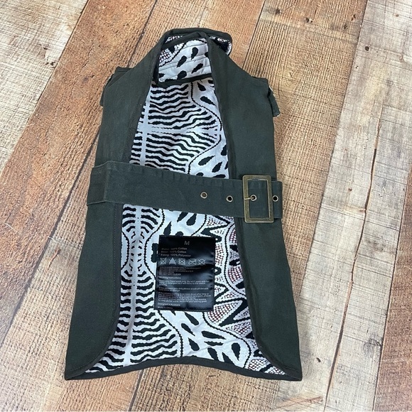 Outback Tails Oilskin Dog Coat Vaughan Springs Medium - Picture 3 of 11